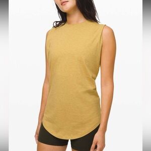 Lululemon Brunswick Tank yellow size 2 excellent condition